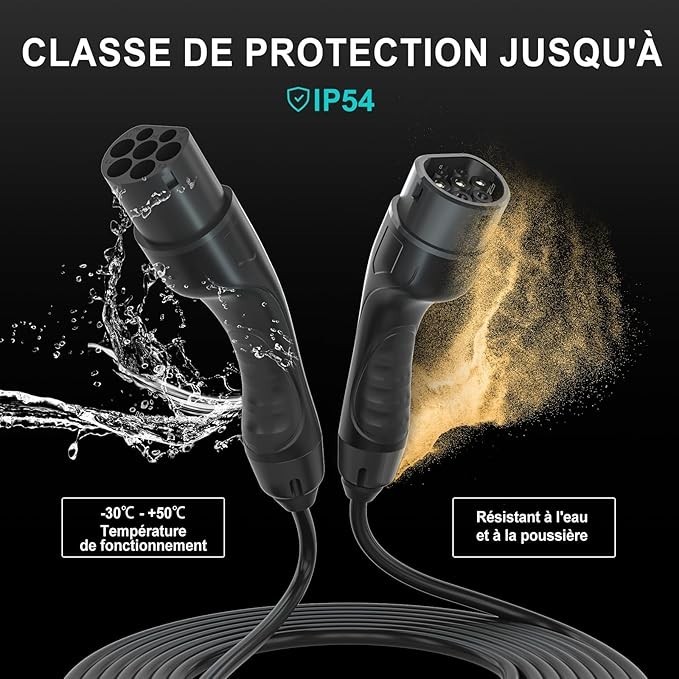 Câble de recharge Type 2 à CCS2│22 kW 32 A│5 mètres│3 phases│BENY BCG-B32-TL2 - Image 5