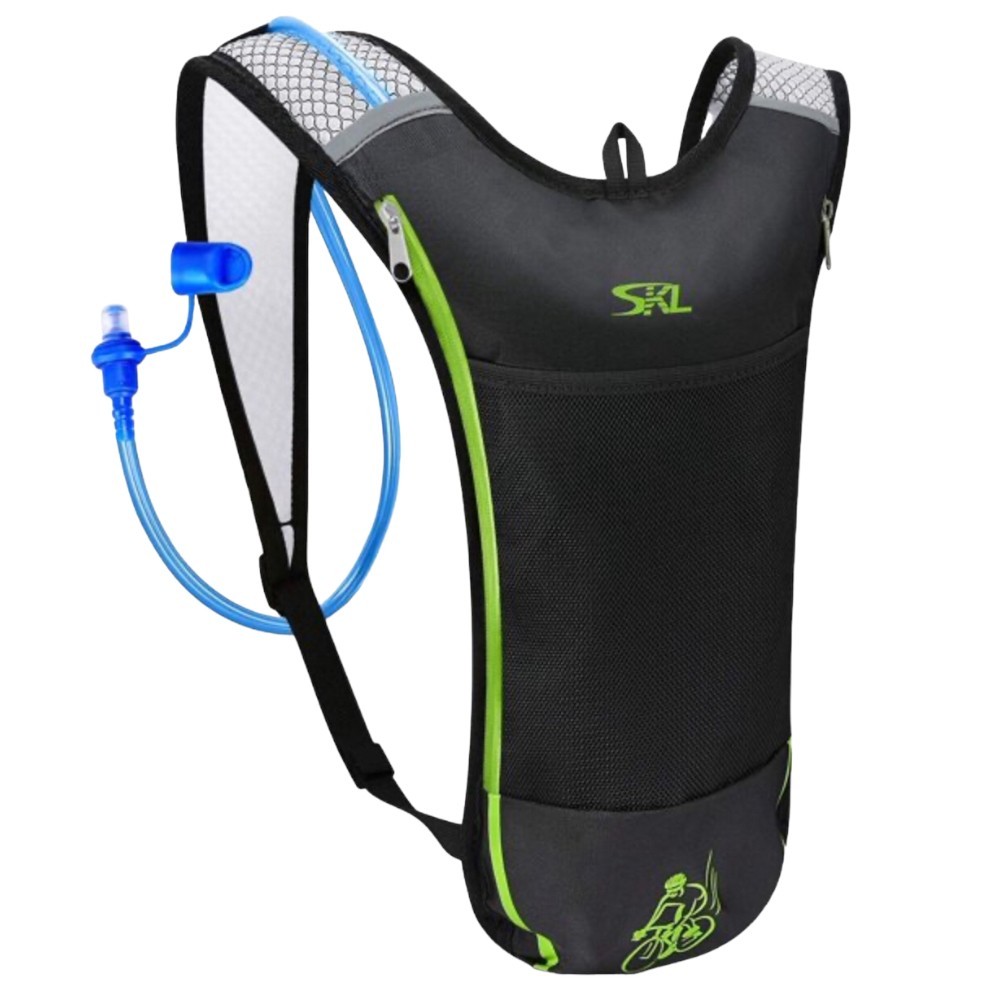 Sac à Dos avec Poche à Eau│SKL│2L│Randonnée, Vélo, Course & Escalade