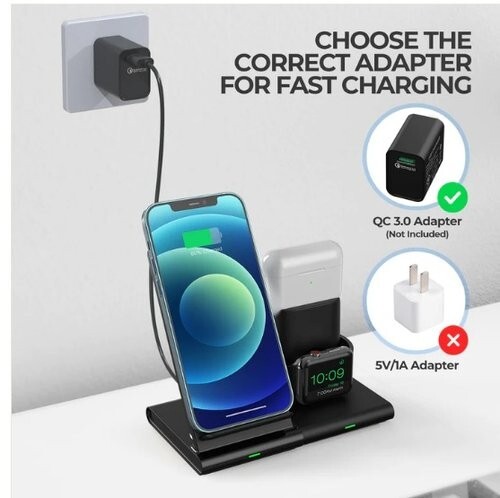 Support de charge| sans fil| avec iWatch et PA191B - Image 5