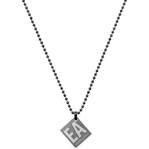 Collier| homme| Emporio Armani| EGS2754060-NEWLOGO| Gris