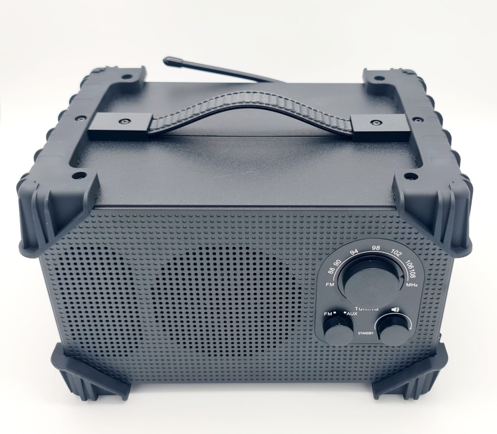 Radio de chantier| IP54/ aux batteries robustes compact| noire |Terris| BSR241 - Image 3