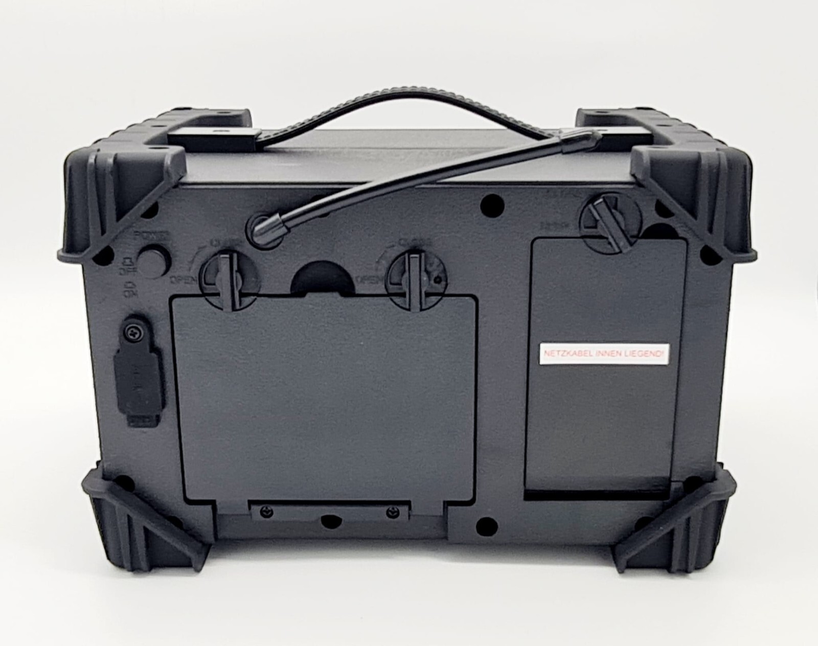 Radio de chantier| IP54/ aux batteries robustes compact| noire |Terris| BSR241 - Image 4