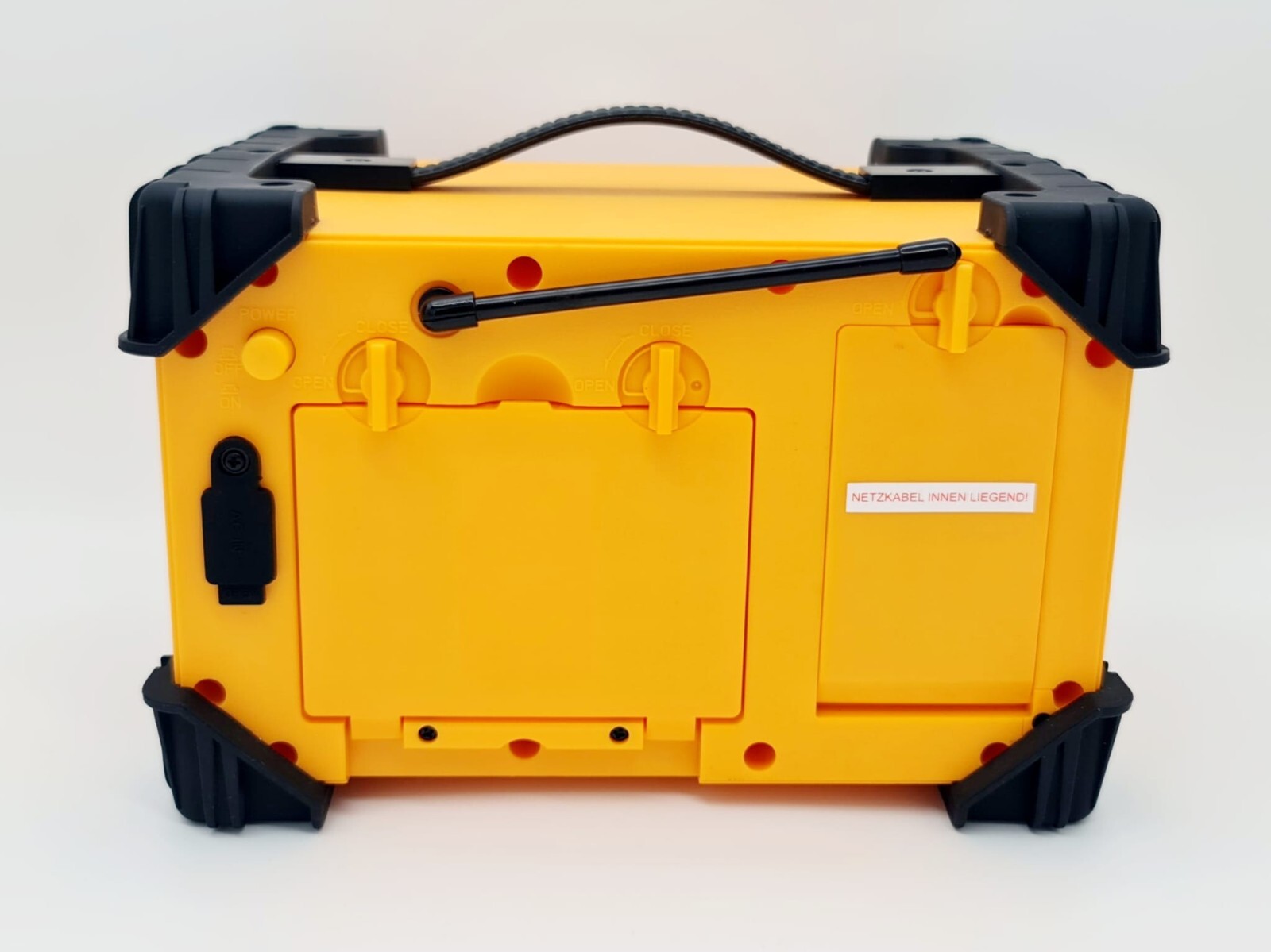 Radio de chantier| IP54/ aux batteries robustes compact| noire |Terris| BSR241 - Image 8