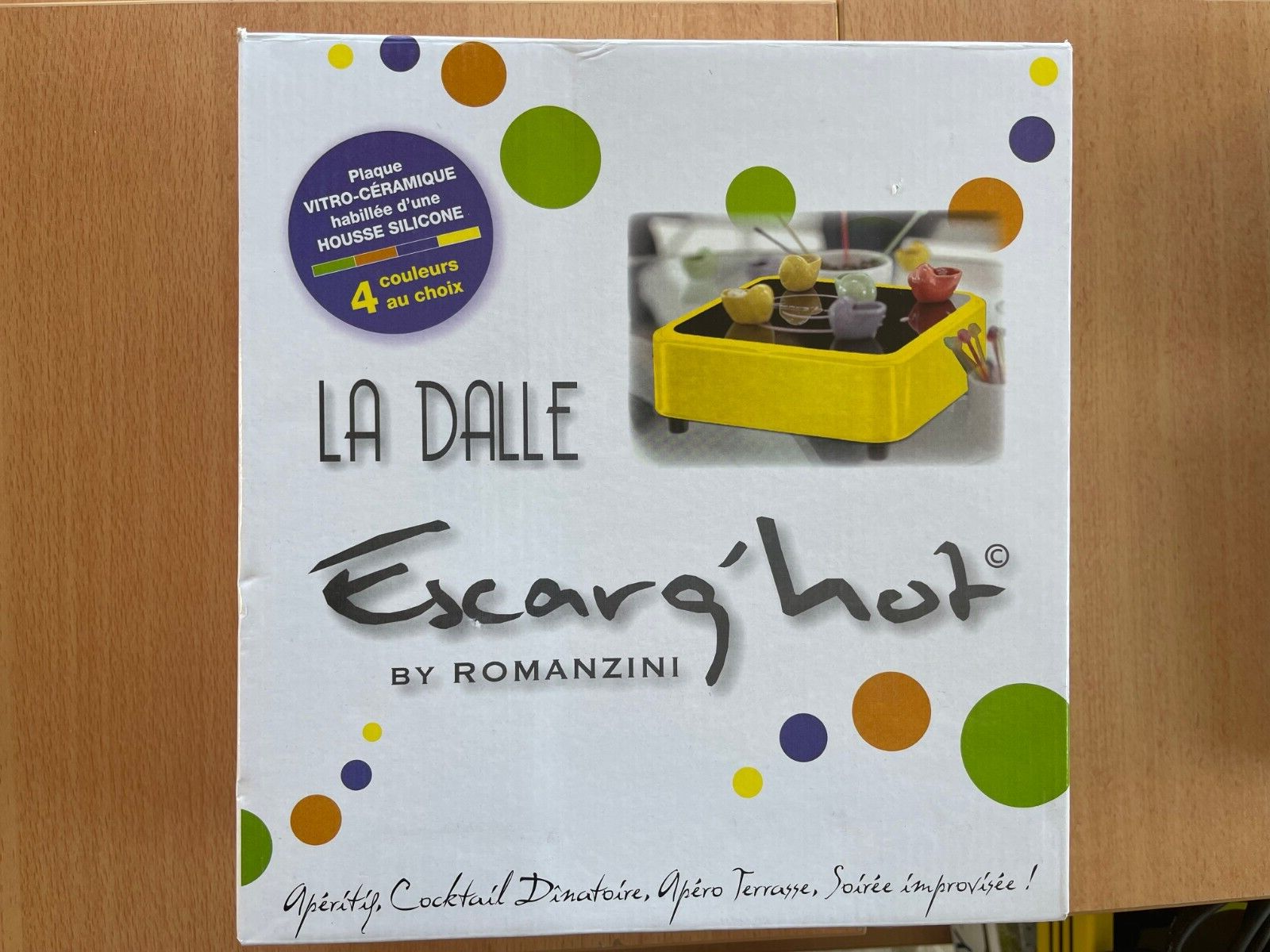 Dalle escargot'hot|Plaque vitro-céramique|Chauffe plat by Romanzini jaune - Image 5