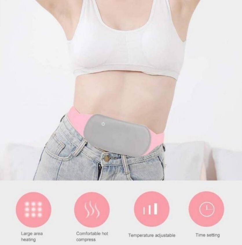 Ceinture ventrale chauffante|contre douleurs de règles|Menstruel|PINPOXE - Image 5
