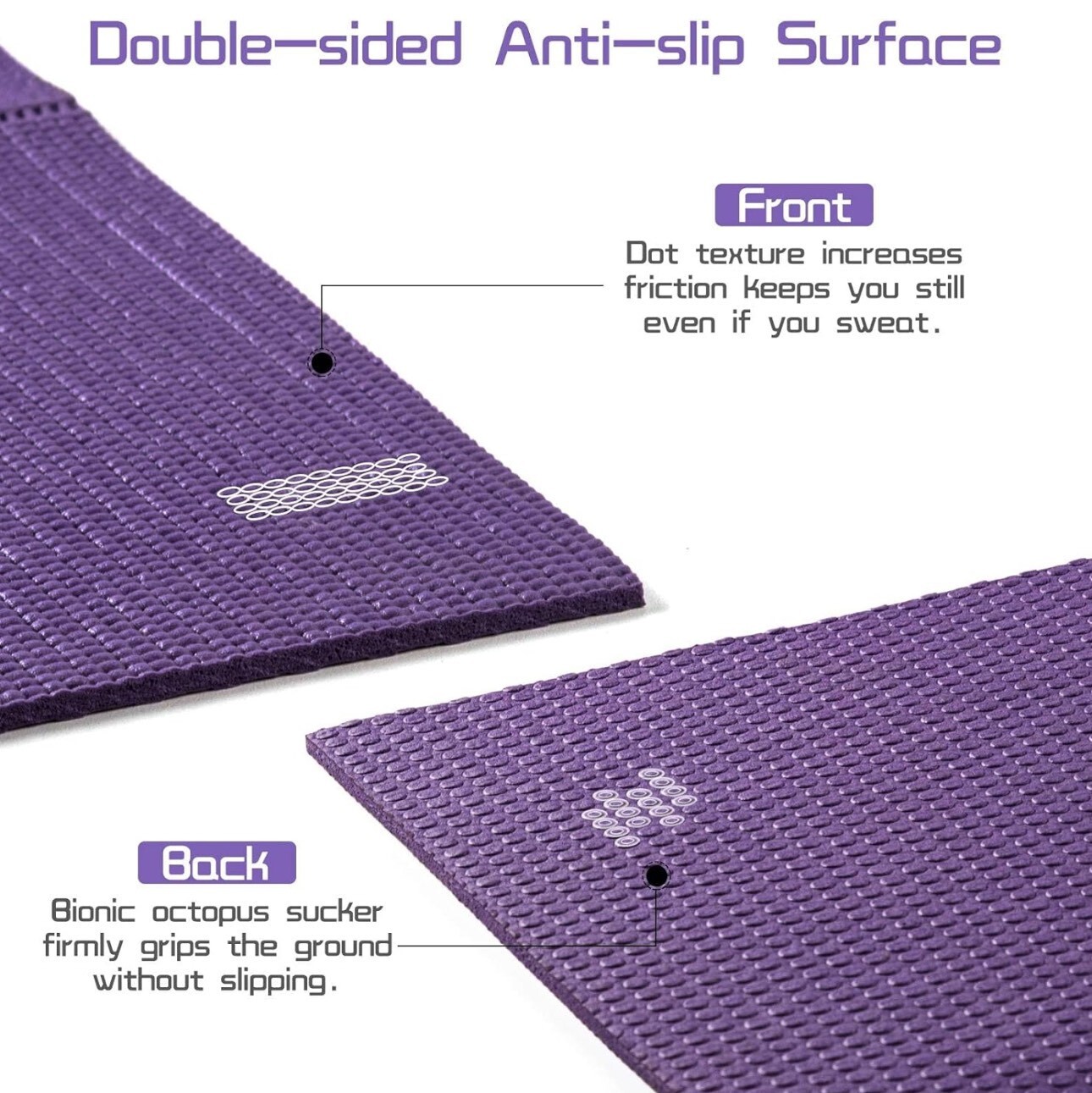 Tapis de yoga|Fitness|Gym|Pilates|AVOALRE - Image 5