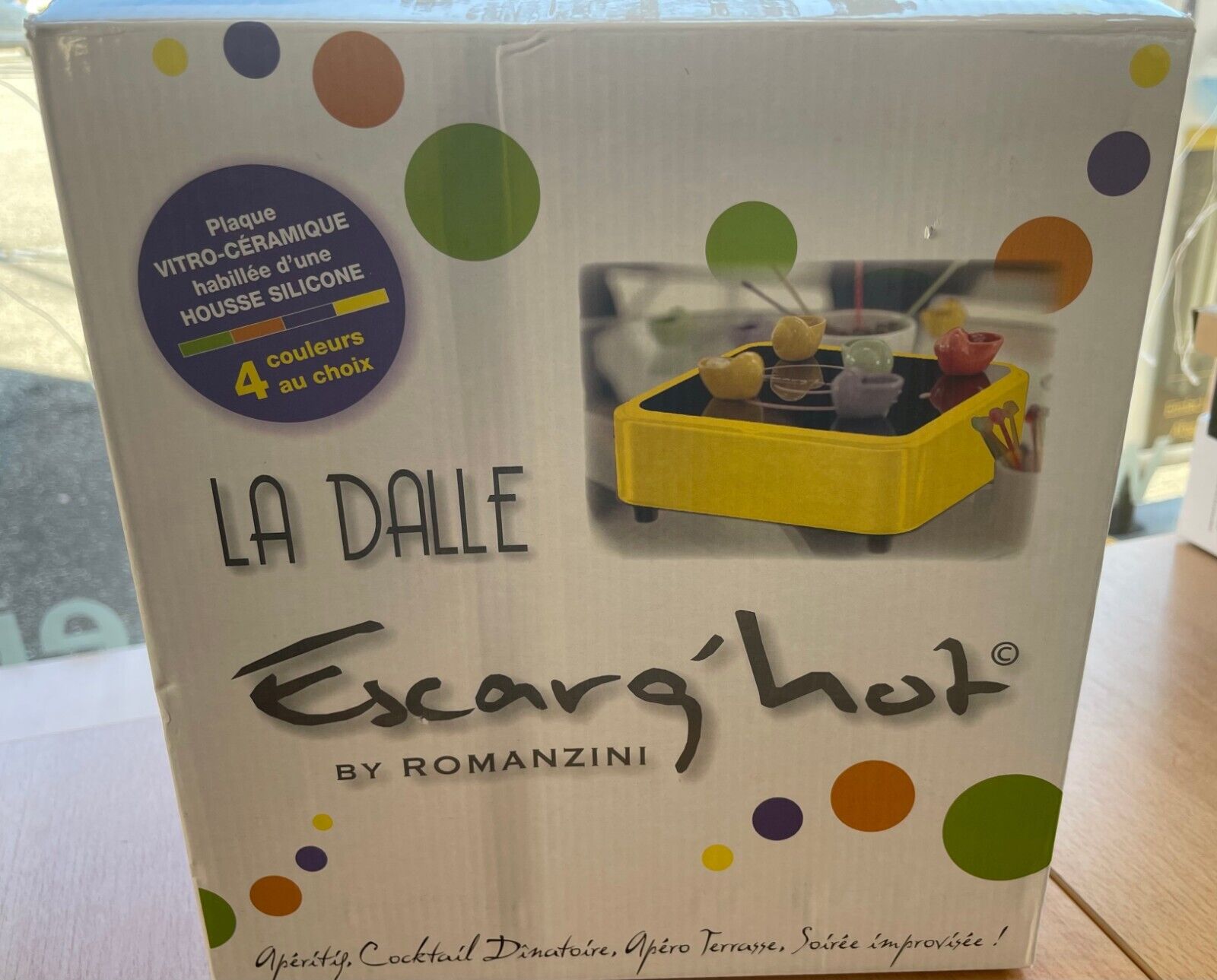 Dalle escargot'hot|Plaque vitro-céramique|Chauffe plat by Romanzini jaune - Image 4