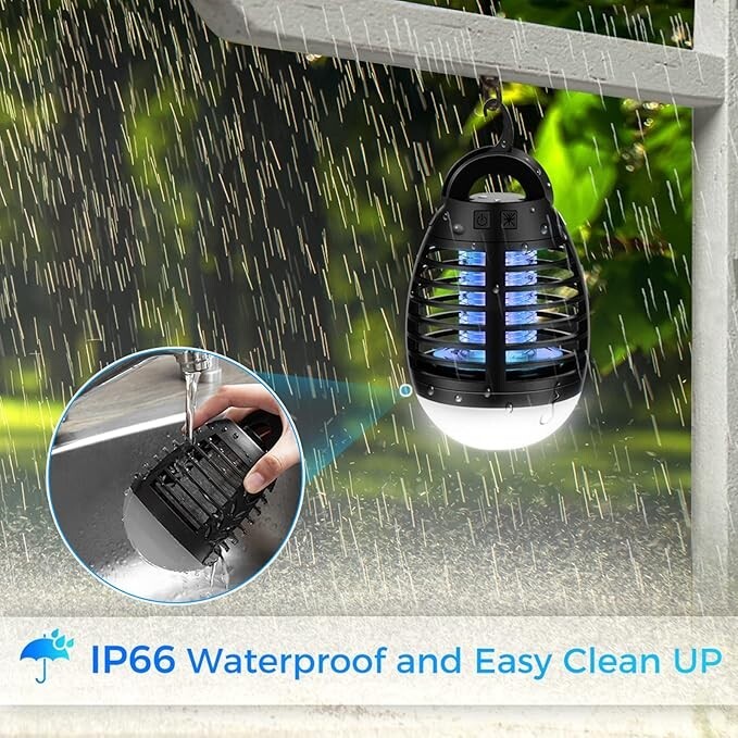 Lampe Anti Moustique|Lampe de Camping|2 en 1|Tueur d'Insectes Electrique|Osaloe - Image 6