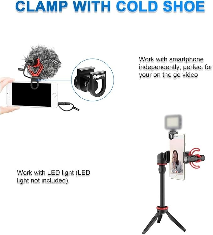 Smartphone Video kit|Mini trépied + Tube d'extension + Microphone - Image 5