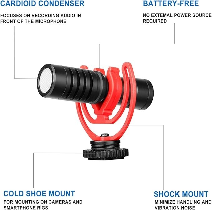 Smartphone Video kit|Mini trépied + Tube d'extension + Microphone - Image 6