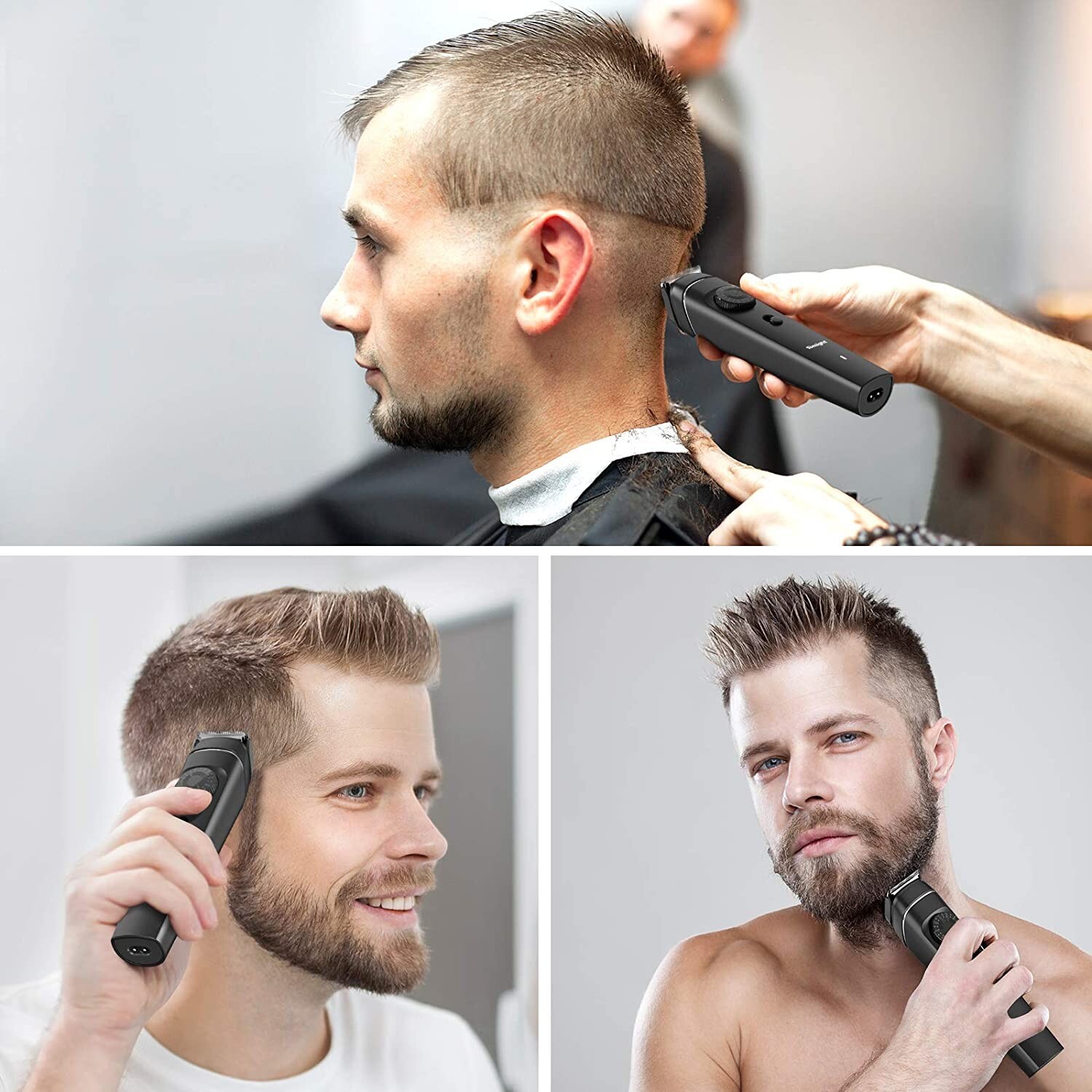 Tondeuse à cheveux électrique modèle HC RFCD 956L A, rasoir rechargeable - Image 3