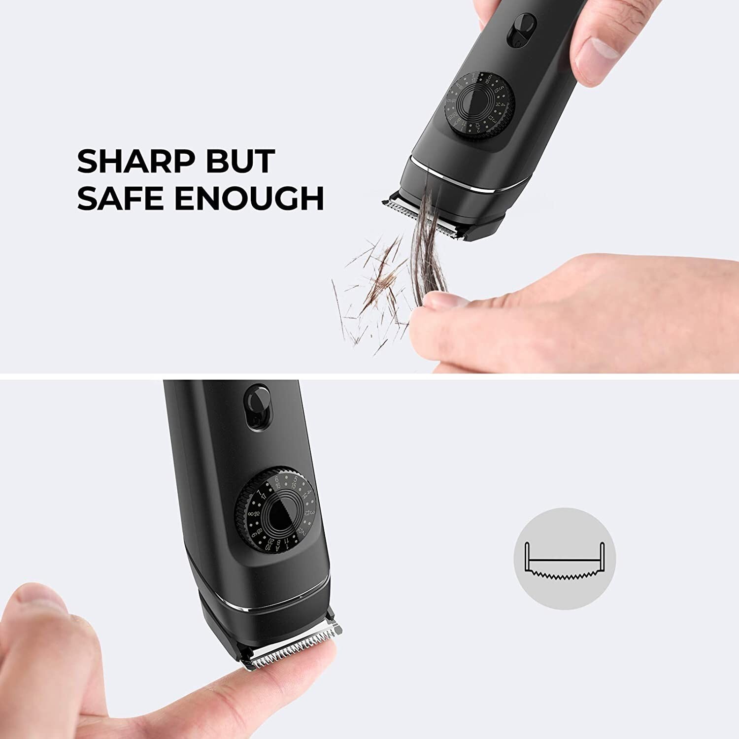 Tondeuse à cheveux électrique modèle HC RFCD 956L A, rasoir rechargeable - Image 5
