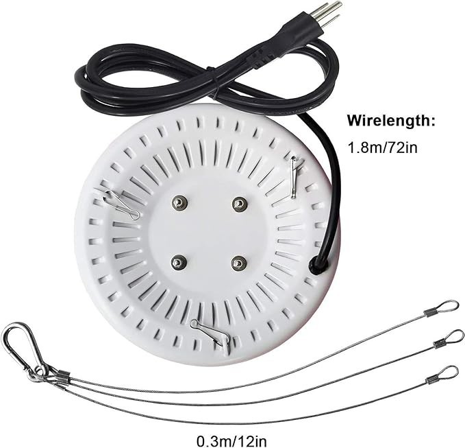 Éclairage LED rond│Plein spectre│IP64│Plante intérieur, fleur & serre - Image 5
