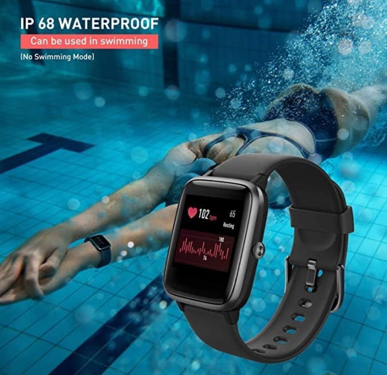 Montre connectée|Montre intelligente|Suivi sportif|Santé|Multifonction|ID205L - Image 10
