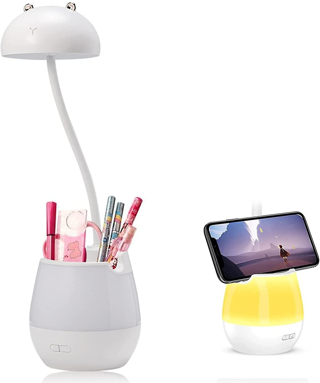 Lampe de bureau│de table│de Lecture│Porte stylo│Support de téléphone│AERB