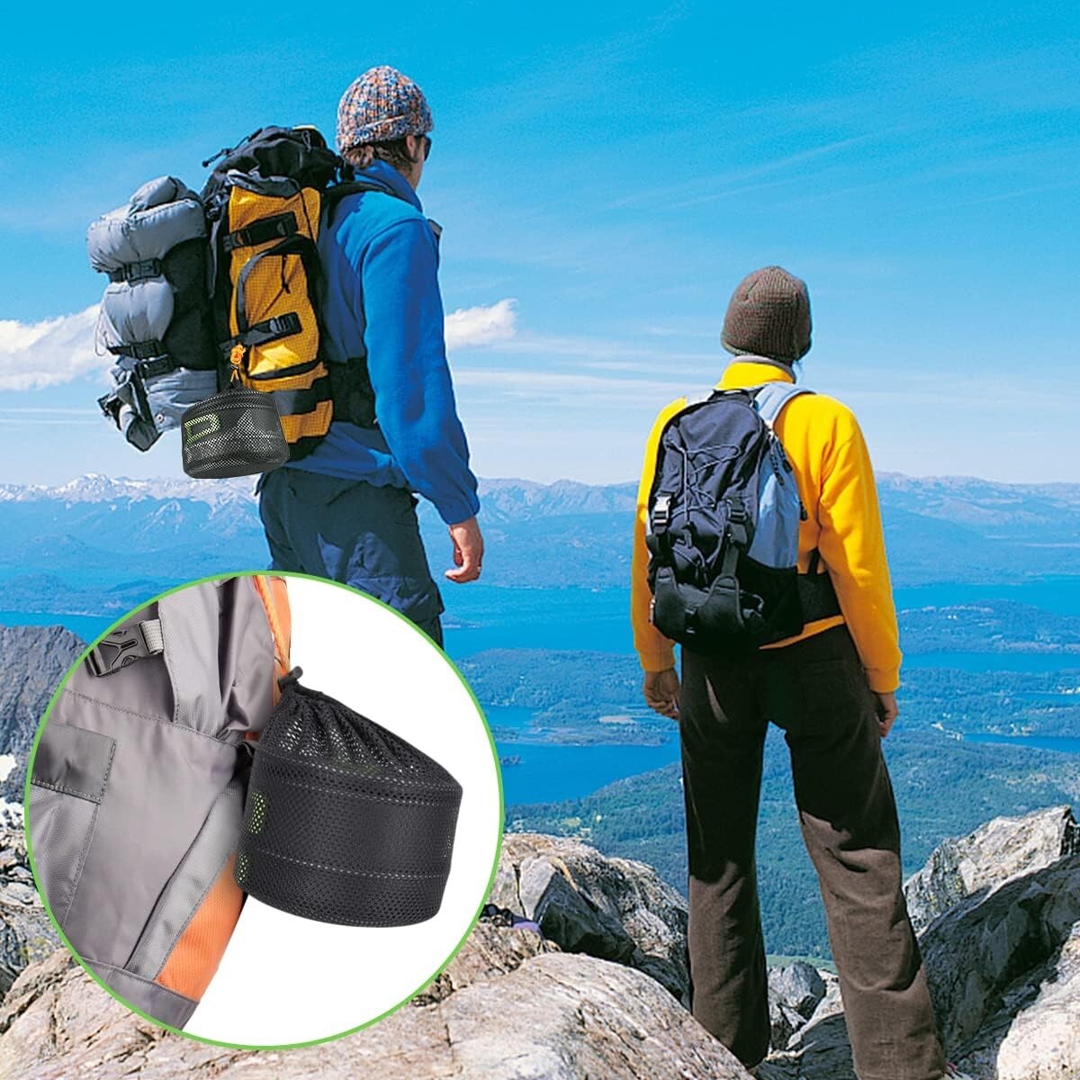 Kit Camping, Kit de casseroles et accessoires Camping, WOSTOO 2 /3 personnes - Image 7
