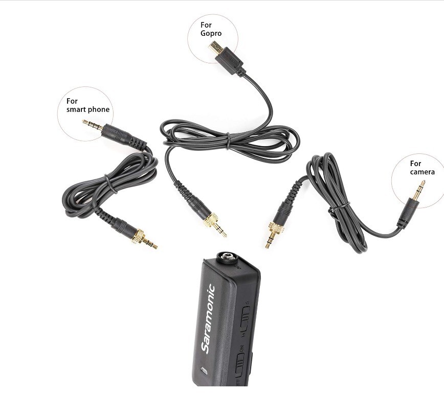 Mixeur audio + micro-cravate|Saramonic|Lavelier|Microphone - Image 4