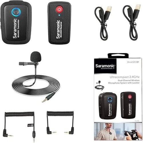 Microphones｜ sans fil｜ kit ｜ Saramonic ｜ Blink 500 B1