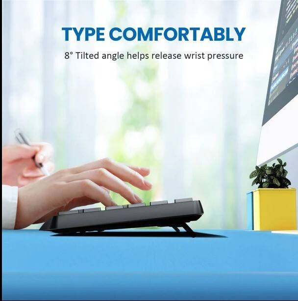 Clavier| sans fil| pour PC allemand| VicTsing |PC230A DE - Image 7