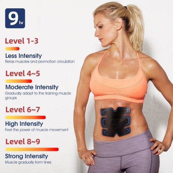 Stimulateur musculaire EMS│Polyvalent│Ceinture électrostimulation│Bras│Jambes - Image 2