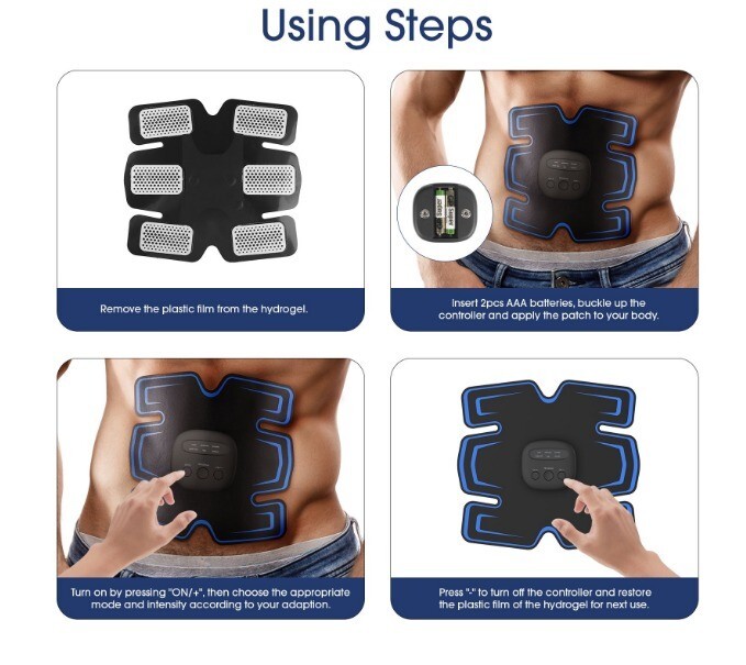 Stimulateur musculaire EMS│Polyvalent│Ceinture électrostimulation│Bras│Jambes - Image 3