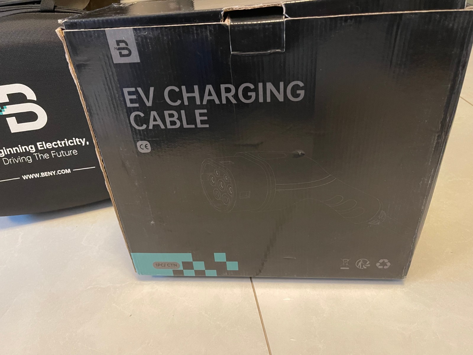Câble de recharge Type 2 à CCS2│22 kW 32 A│5 mètres│3 phases│BENY BCG-B32-TL2 - Image 14