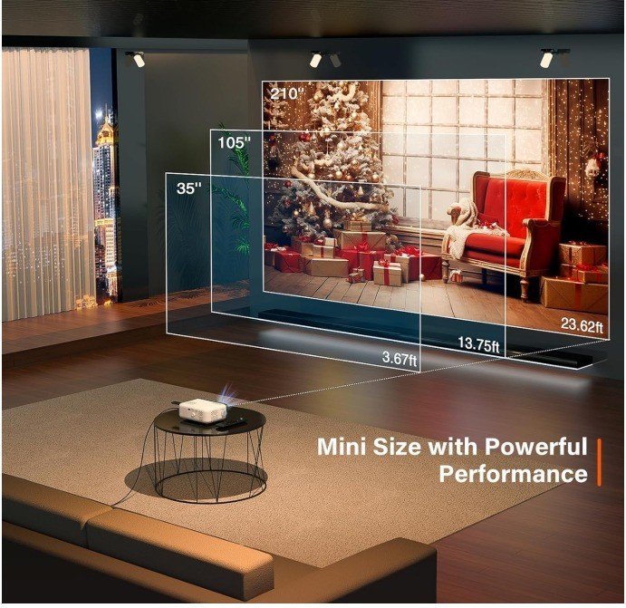 Projecteur Home cinéma │Voplls │N3 │Full Hd 1080 P │téléphone portable tablette - Image 7