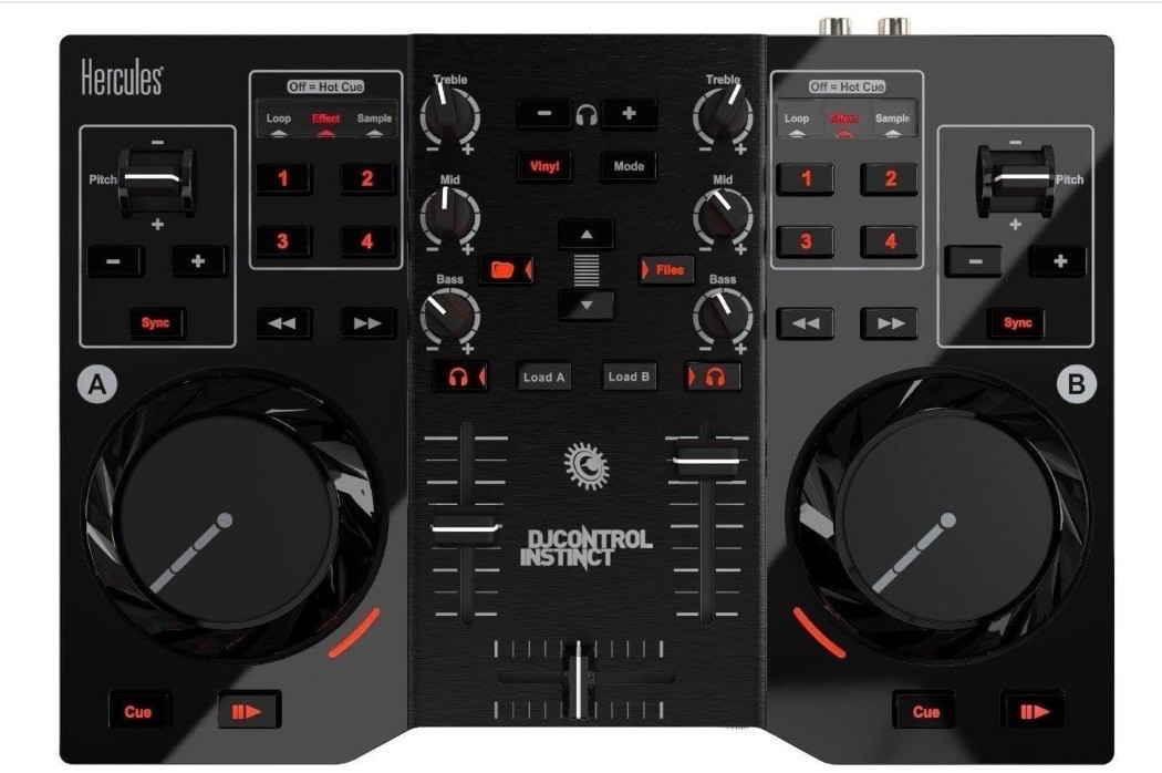 Hercules │DJ Control Instinct│table de mixage│contrôleur DJ│ 2 platines - Image 2