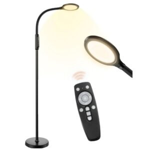 Lampadaire LED RGB Mpow Télécommande 10 Modes Minuterie Salon Gaming Moderne