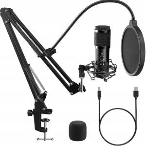 LifeBee NX4│Set microphone professionnel│ USB avec bar & support