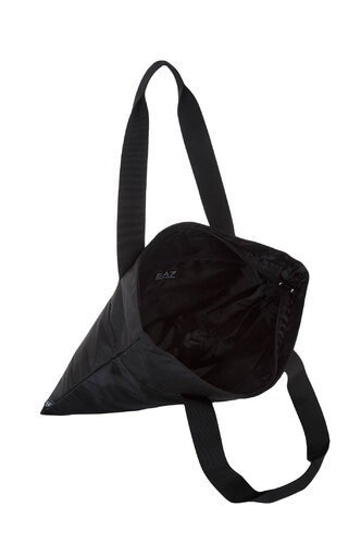 EA7 Emporio Armani Sac à Main Femme Homme Noir Sport Chic Sac Bandoulière Moder - Image 2