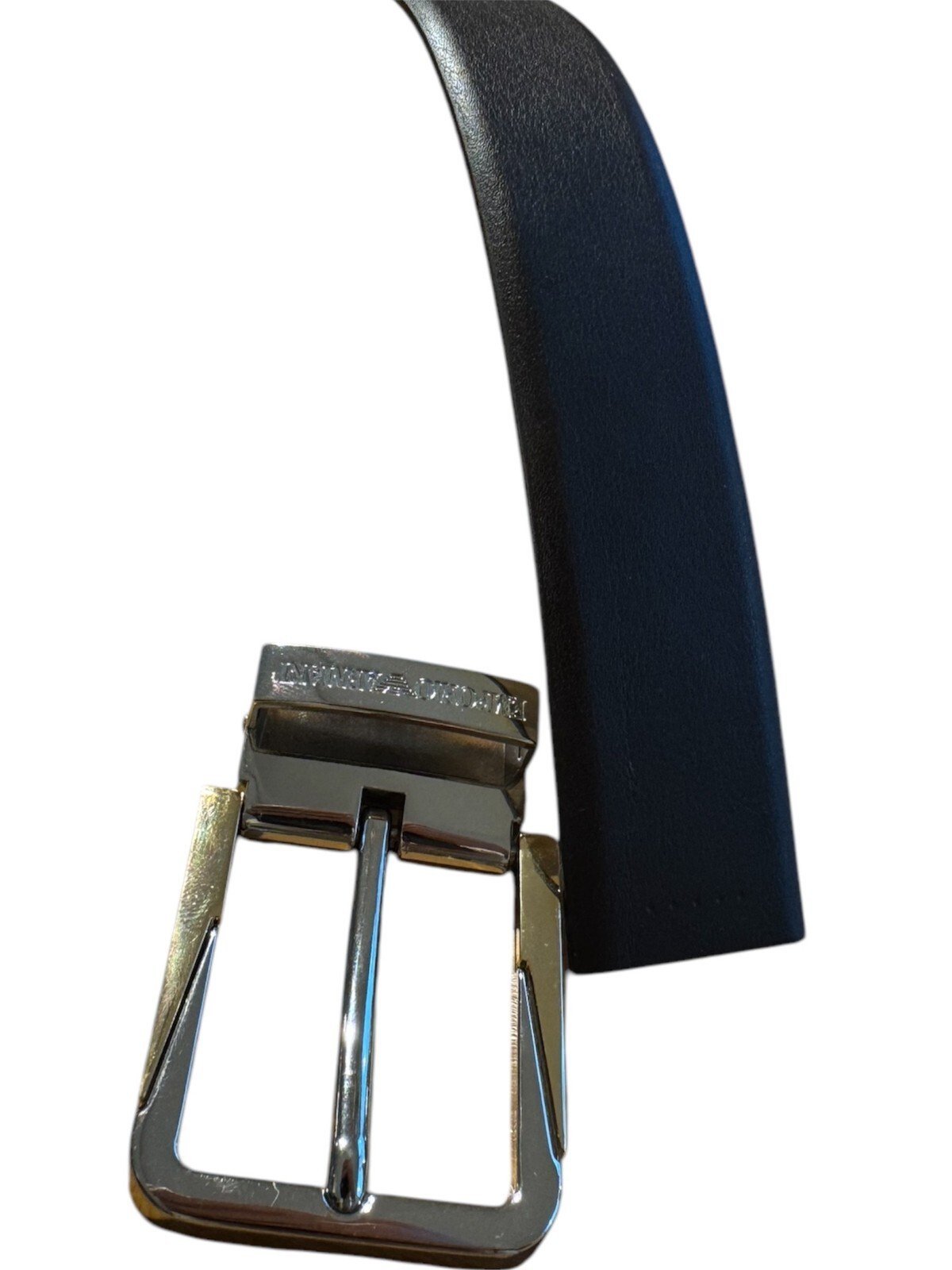 Ceinture Emporio Armani Y4S247 Cuir Marron 125cm 3.5cm Boucle Luxe Homme Origin - Image 12