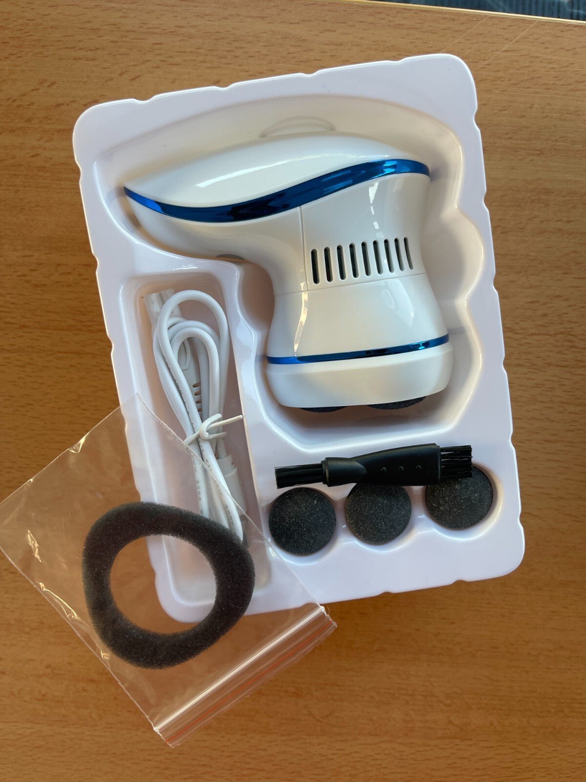 Râpe électrique pour pieds|FRcolor|Anti callosités|Ponceuse 3 têtes - Image 11