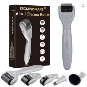 Derma roller │6 en 1 kit│ , rouleau │micro aiguilles │ régénération peau