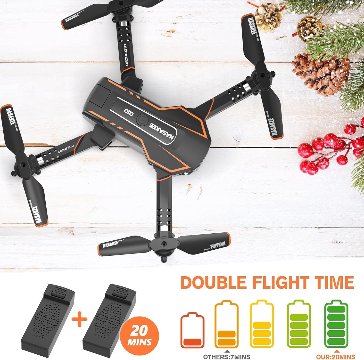 Drone avec Caméra|pour enfant|720P HD|Drone Quadricoptère|FPV|WiFi|Télécommandé - Image 5