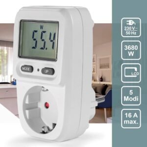 Prise avec compteur de consommation intégré