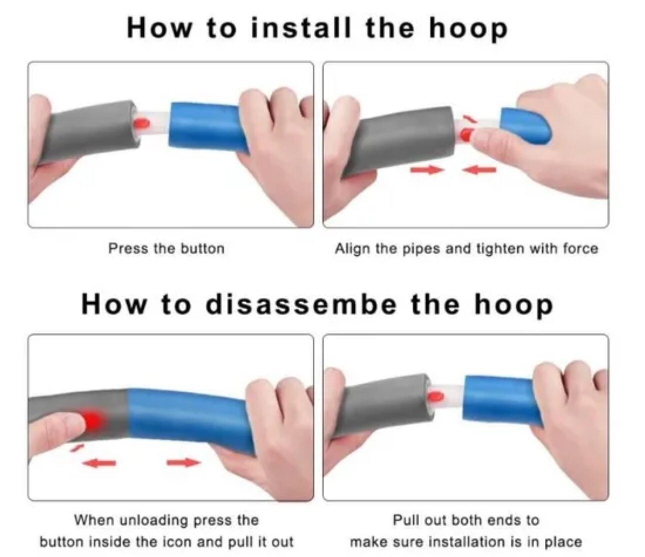 Cerceau|Hula hoop|Fitness|Gym - Image 3