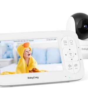 Moniteur vidéo pour bébé｜Babyphone avec caméra & audio｜5" 720P｜BABYCOZY