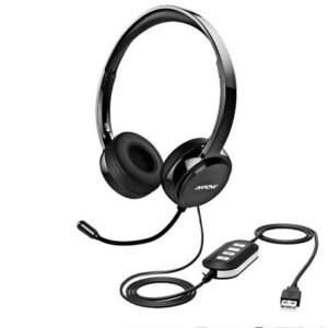 Casque d'ordinateur｜Filaire｜USB｜Microphone｜pour ordinateur portable｜MPOW
