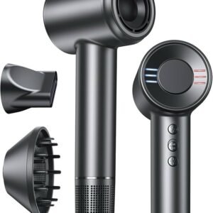 Sèche-Cheveux Bopcal 1600W Ionic Haute Vitesse + Diffuseur – Rapide & Léger