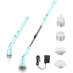 récureuse électrique｜vert d'eau ｜ Homitt ｜HM115D｜ avec poignée d'extension