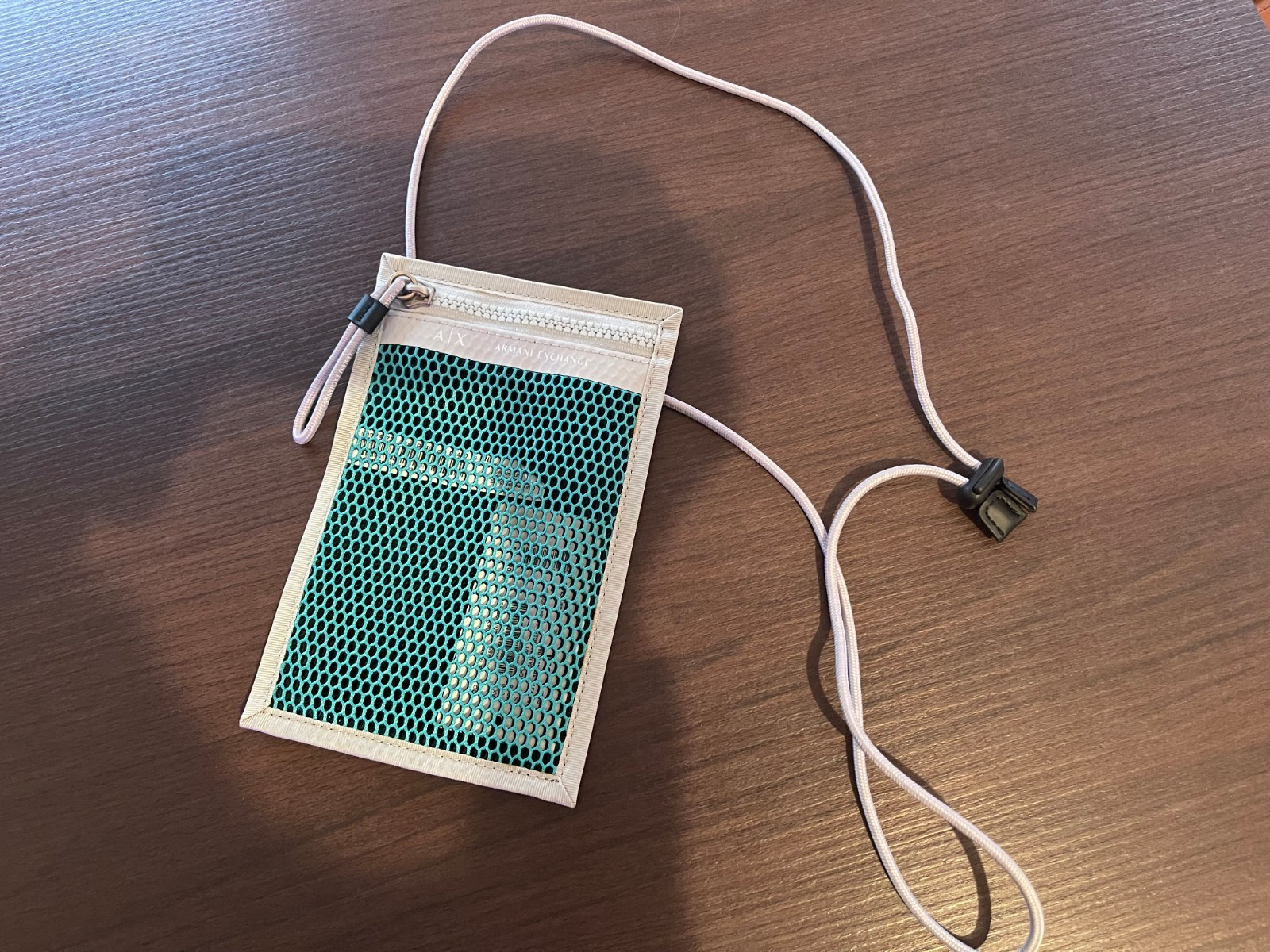 Armani Exchange 942721 Sac Bandoulière Homme Vert Gris Messenger Bag Neuf - Image 2