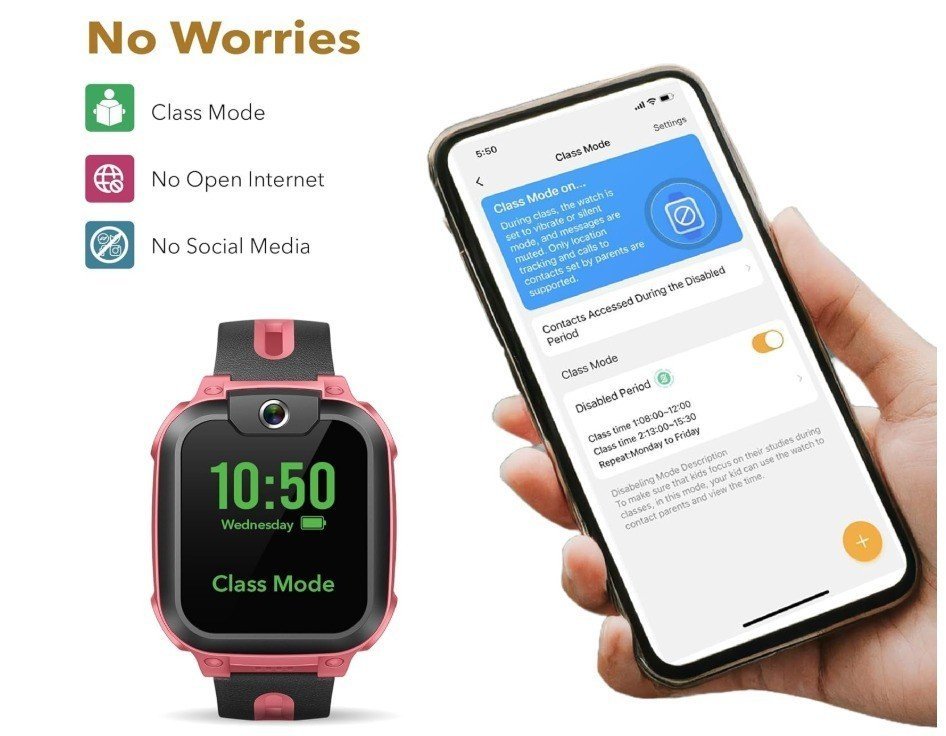 Montre connectée pour enfants │ Z1 │ Imoo │4G vidéo │et appels téléphoniques│ - Image 4