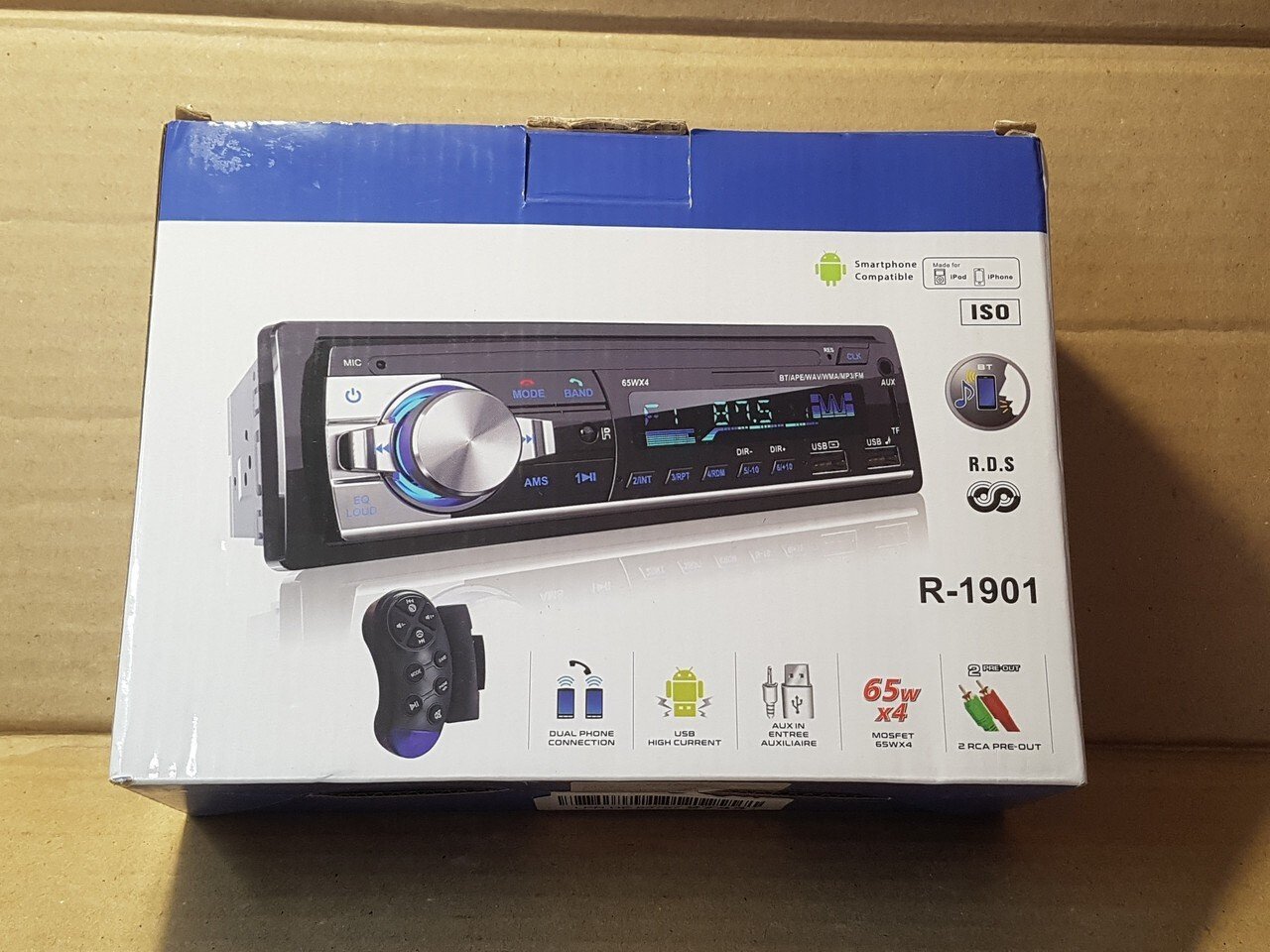 Autoradio Bluetooth 1DIN USB SD FM AM Avec Télécommande - Image 5