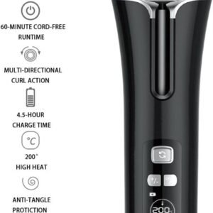 Boucleur Automatique Sans Fil XPREEN – Fer à Boucler LCD pour Tous Types de Chev