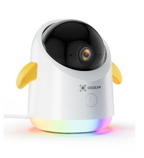 Caméra Bébé Wi‑Fi Cococam 2K – Vision Nocturne, Pleurs, Rotation 355°/120° - Image 2