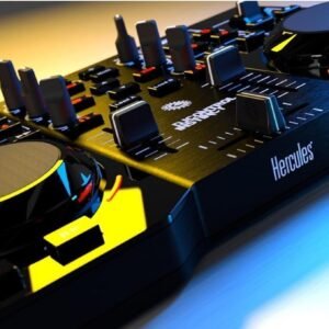 Hercules DJ Control Instinct – Contrôleur DJ USB 2 Platines Mixage PC/Mac MIDI