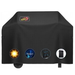 Housse barbecue imperméable 600D 64 pouces protection pluie vent poussière exté