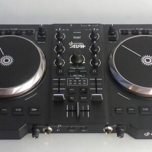Hercules DJ Control Air+ – Contrôleur DJ 2 Platines USB Plug & Play Pressure