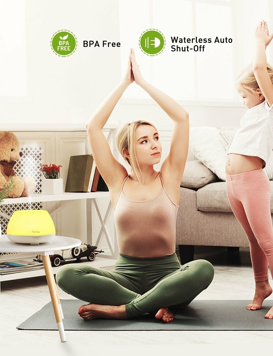 Aroma Diffuser Homàsy 500 ml - Diffuseur d'Arômes - Image 6